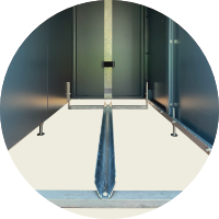 Fahrradhalter mit Radführung