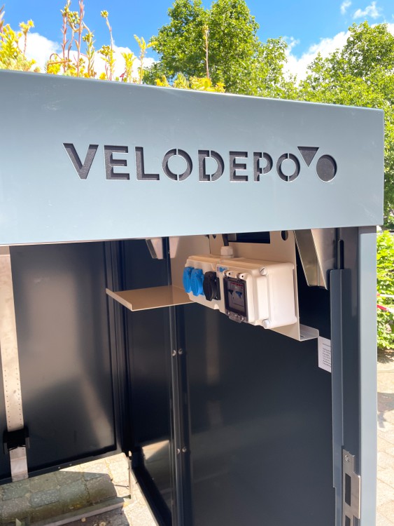 VELODEPO Fahradgarage Ladestation